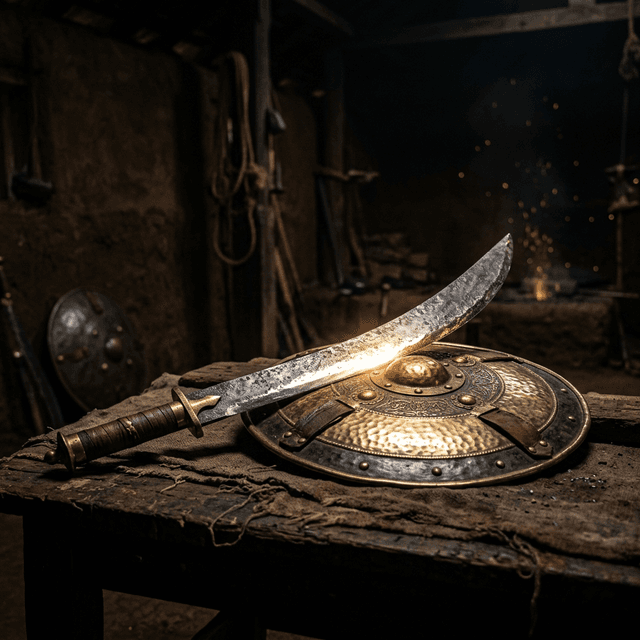 Angathari metallic weapons